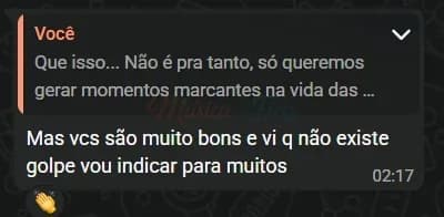 Depoimento WhatsApp - indicação
