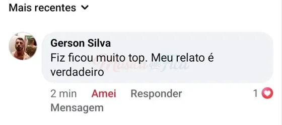 Depoimento Gerson - Facebook