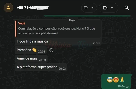 Depoimento Nanci - WhatsApp