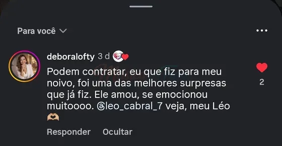 Depoimento Débora - Instagram