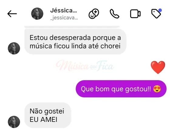 Depoimento Jéssica - Instagram